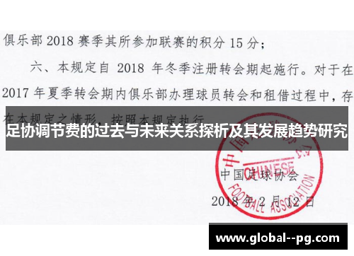 足协调节费的过去与未来关系探析及其发展趋势研究 足协调节费的过去与未来关系探析及其发展趋势研究